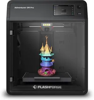 FLASHFORGE Adventurer 5M Pro 3D Printer with 1 Click Auto Printing System, 600mm/s High-Speed, Quick Detachable 280°C Nozzle, Core XY All-Metal Structure, Multi-Functional 220x220x220mm 3D Printer FLASHFORGE Adventurer 5M Pro 3D Printer with 1 Click Auto Printing System, 600mm/s High-Speed, Quick Detachable 280°C Nozzle, Core XY All-Metal Structure, Multi-Functional 220x220x220mm 3D Printer