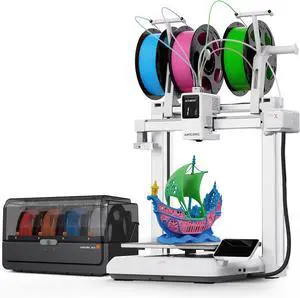 Anycubic Kobra X Combo 3D Printer with ACE 2 Pro, Native 7-Color Printing (Up to 19), 2X Faster & Less Waste, Auto-Leveling, Ideal for Beginner, Kids, Home Education, Family DIY Toys & Practical Tools Anycubic Kobra X Combo 3D Printer with ACE 2 Pro, Native 7-Color Printing (Up to 19), 2X Faster & Less Waste, Auto-Leveling, Ideal for Beginner, Kids, Home Education, Family DIY Toys & Practical Tools