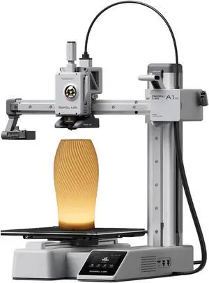 Bambu Lab A1 mini 3D Printer + LED Lamp Kit, Set Up in 20 Mins, High Speed & Precision, Full-Auto Calibration & Active Flow Rate Compensation, 48 dB Quiet FDM 3D Printers Bambu Lab A1 mini 3D Printer + LED Lamp Kit, Set Up in 20 Mins, High Speed & Precision, Full-Auto Calibration & Active Flow Rate Compensation, 48 dB Quiet FDM 3D Printers