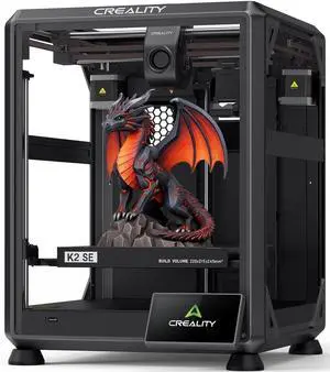Creality K2 SE 3D Printer, 500mm/s High-Speed Printing, Support Multi Color 3D Printing Needs CFS, Solid Metal Build, Auto Leveling, Direct Drive Extruder, Quick-Swap Nozzle, 220×215×245mm Print Size Creality K2 SE 3D Printer, 500mm/s High-Speed Printing, Support Multi Color 3D Printing Needs CFS, Solid Metal Build, Auto Leveling, Direct Drive Extruder, Quick-Swap Nozzle, 220×215×245mm Print Size