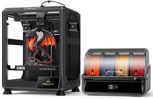 Creality K2 SE Combo 3D Printer, Support Multicolor Printing with CFS, 500mm/s High-Speed, Smart Auto Leveling, Solid Metal Build Frame, Fully Assembled, Next-Gen Extruder, 220×215×245 mm Build Volume Creality K2 SE Combo 3D Printer, Support Multicolor Printing with CFS, 500mm/s High-Speed, Smart Auto Leveling, Solid Metal Build Frame, Fully Assembled, Next-Gen Extruder, 220×215×245 mm Build Volume