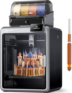 Creality K2 Pro Combo (A) 3D Printer, Multicolor Color Printing with CFS, 600mm/s High-Speed, Dual AI Camera, Active Chamber Heating, Auto Leveling, Large Build Volume 300×300×300mm Creality K2 Pro Combo (A) 3D Printer, Multicolor Color Printing with CFS, 600mm/s High-Speed, Dual AI Camera, Active Chamber Heating, Auto Leveling, Large Build Volume 300×300×300mm
