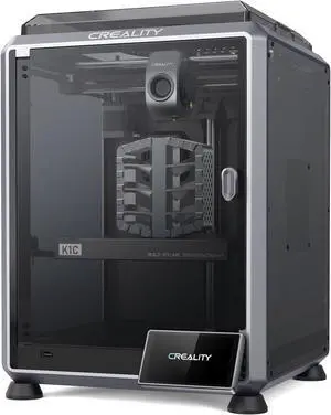 Creality K1C 3D Printer, 2024 New Version 600mm/s High-Speed Auto Leveling Clog-Free Robust Direct Extruder K1 Upgrade 3D Printer with AI Camera 300°C Printing Support Carbon Fiber Filaments Creality K1C 3D Printer, 2024 New Version 600mm/s High-Speed Auto Leveling Clog-Free Robust Direct Extruder K1 Upgrade 3D Printer with AI Camera 300°C Printing Support Carbon Fiber Filaments