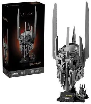 Building Block Series: The Lord of the Rings Sauron's Helmet Adult Set, Ages 18 and Up Perfect for Bedroom, Home Office, Bookshelf Decor Birthday Gift Building Block Series: The Lord of the Rings Sauron's Helmet Adult Set, Ages 18 and Up Perfect for Bedroom, Home Office, Bookshelf Decor Birthday Gift