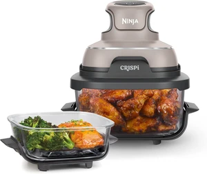 Ninja Crispi Glass Air Fryer, 4-in-1, Stone, FN101ST Ninja Crispi Glass Air Fryer, 4-in-1, Stone, FN101ST