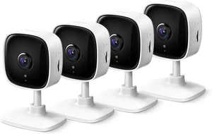 Tapo Cámara de seguridad interior 2K, monitor de bebé, cámara de perro Detección de movimiento, sirena de audio de 2 vías, visión nocturna, almacenamiento en la nube y tarjetas SD (hasta 512 GB)