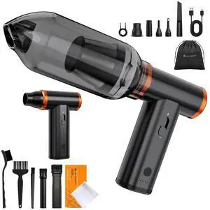Electric Compressed Air Duster|300000RPM Vacuum Cleaner|3 Gear Adjustable|Super Wind Power| Rechargeable Brushless Motor|for Deep Computer Clean, Keyboard, Car, Home,Outdoor