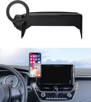 Car Phone Holder for Toyota Corolla 2020-2026,Corolla Cross 22-26 8" Screen Magsafe Accessories Magnetic Cell Phone Mount Clip Compatible with iPhone, 3D fit Stable Dashboard Navigation Bracket Stand Car Phone Holder for Toyota Corolla 2020-2026,Corolla Cross 22-26 8" Screen Magsafe Accessories Magnetic Cell Phone Mount Clip Compatible with iPhone, 3D fit Stable Dashboard Navigation Bracket Stand