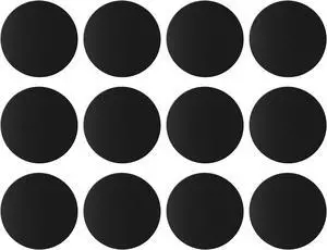 Metal Plate for Magnetic Car Phone Mount, 12 Pack Round Metal Sheets, Black | Ultra-Thin Adhesive Metal Plate Compatible with iPhone and Android Metal Plate for Magnetic Car Phone Mount, 12 Pack Round Metal Sheets, Black | Ultra-Thin Adhesive Metal Plate Compatible with iPhone and Android
