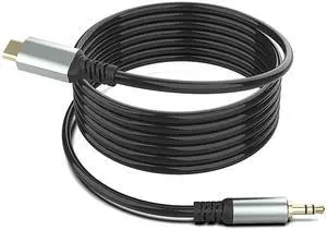 USB C to 3.5mm Audio Adapter Cable Hi-Fi Stereo Type C to Aux Headphone Male Cord Car Auxiliary Cable Compatible with iPhone 15 Pro Max 15 Plus Galaxy S23 S24 Ultra and More on (6.6FT) USB C to 3.5mm Audio Adapter Cable Hi-Fi Stereo Type C to Aux Headphone Male Cord Car Auxiliary Cable Compatible with iPhone 15 Pro Max 15 Plus Galaxy S23 S24 Ultra and More on (6.6FT)