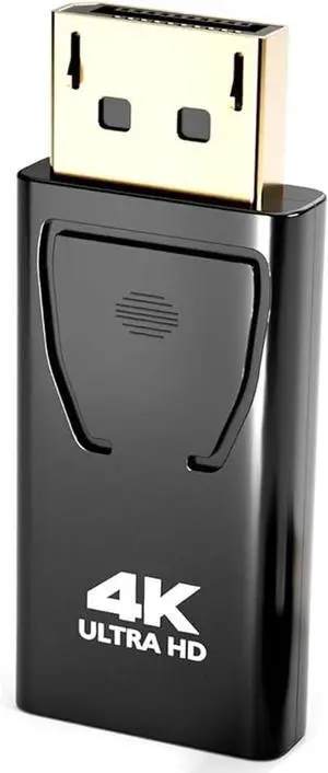 1-Pack DP to HDMI Adapter 4K 60Hz DisplayPort to HDMI Cable Gold-Plated Uni-Directional Passive Adapter Compatible with Laptop PC Desktop Monitor Projector TV (GPU/AMD/NVIDIA) 1-Pack DP to HDMI Adapter 4K 60Hz DisplayPort to HDMI Cable Gold-Plated Uni-Directional Passive Adapter Compatible with Laptop PC Desktop Monitor Projector TV (GPU/AMD/NVIDIA)