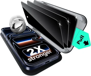 3 Pack for iPhone 17 Pro Privacy Screen Protector Classic 3 Pack for iPhone 17 Pro Privacy Screen Protector Classic