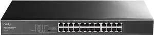Cudy GS1024E 24 Port Light Smart Managed Gigabit Switch, Plug & Play, Sturdy Metal, Shielded Ports QoS, VLAN, IGMP LAG, Rack-Mountable Steel Case