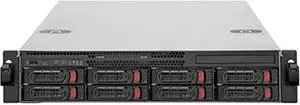 SilverStone Technology RM22-308 Silverstone 2U 8-Bay 2.5" / 3.5" HDD/SSD rackmount Storage Chassis with Mini-SAS HD SFF-8643 12 Gb/s Interface