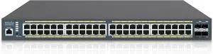 EnGenius Fit EWS7952P-FIT 48-Port Gigabit PoE+ Managed Switch - 410W Power Budget, Layer 2+ Features, 4 SFP Uplinks for Growing Business Networks