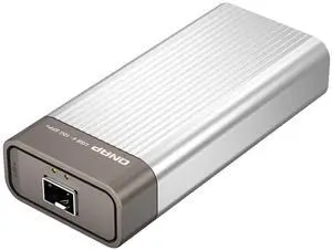QNAP 10GbE SFP+ Network Adapter to USB 4 Type-C & Thunderbolt 3/4 Compatible (QNA-UC10G1SF)