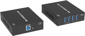 Monoprice 4-Port USB 3.0 Extender Over CAT6a Cable, Up to 100m/328ft