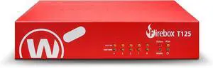 Trade Up to WatchGuard Firebox T125 with 1 Year Total Security Suite - Tabletop Firewall, 1x 2.5Gb + 4X 1Gb Ports, High-Speed Security for Branch Offices (WGT125671)
