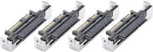 QNAP 2.5-inch 6Gbps SAS to SATA Drive Adapter for Dual-Controller All-Flash ES2486dc NAS (QDA-SA3 X 4 Pack)
