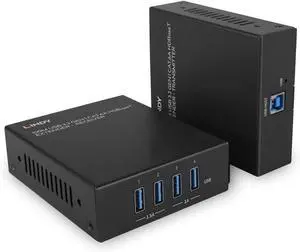 LINDY USB 3.2 Gen 1 Cat.6A HDBaseT Extender, 100m