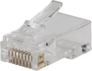 Klein Tools VDV826-762 Pass-Thru Modular Data Plug, RJ45 CAT5e, Gold Plated, Pass Through Connectors 200-Pack Klein Tools VDV826-762 Pass-Thru Modular Data Plug, RJ45 CAT5e, Gold Plated, Pass Through Connectors 200-Pack