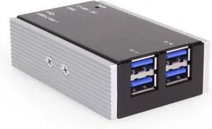 Coolgear 4 Port Mini USB 3.2 Gen 1 Industrial Wide Temp. Range Hub