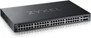 Zyxel 48-Port Gigabit Switch | Nebula Cloud Managed/L3 Access | 6X 10G Uplink (2X Copper + 4X SFP+) [XGS2220-30]