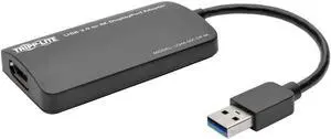 Tripp Lite USB 3.0 SuperSpeed to DisplayPort Dual-Monitor External Video Graphics Card Adapter, 512 MB SDRAM, 4K x 2K (U344-001-DP-4K) Tripp Lite USB 3.0 SuperSpeed to DisplayPort Dual-Monitor External Video Graphics Card Adapter, 512 MB SDRAM, 4K x 2K (U344-001-DP-4K)