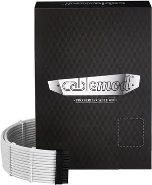 CableMod RT-Series Pro ModFlex Sleeved 12V-2x6 12VHPWR Dual StealthSense Cable Kit for ASUS/Seasonic/Phanteks (White) CableMod RT-Series Pro ModFlex Sleeved 12V-2x6 12VHPWR Dual StealthSense Cable Kit for ASUS/Seasonic/Phanteks (White)