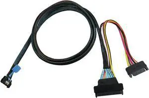 MCIO Gen 5 to U.2 (SFF-8639) Cable 100cm - Gen5 U.2 Cables