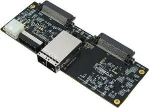 External Mini SAS HD (SFF-8674) 8X to U.2 Dual Port PCIe 4.0 HD Mini SAS Cable