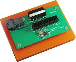 Micro SATA Cables|Mini SAS HD SFF-8643 to PCI-e Gen 3 4 Lanes Slot Adapter with Open End Connector