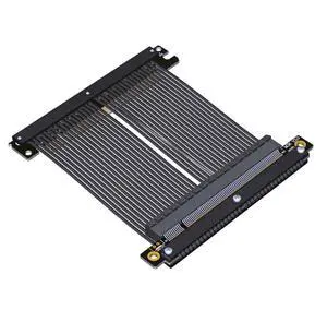 JMT ADT-M33 PCIe 4.0 x16 Extension Cable 15CM Dual Reverse Gen4 256G/bps Graphics Card Extender Compatible with ITX A4 Chassis (M33JK-TU)