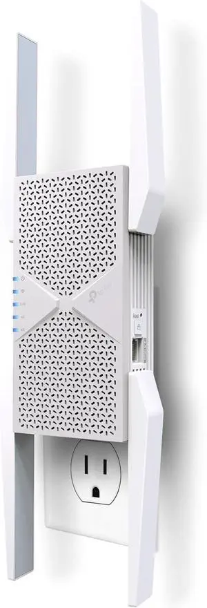 TP-Link BE10000 Wi-Fi 7 Range Extender RE653BE | 10 Gbps Tri-Band Wireless Repeater | 2.5 Gbps Ethernet Port | Internet Signal Booster for Home | Up to 2800 sq.ft, 128 Devices | 6 GHz, MLO, EasyMesh