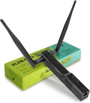 SMLIGHT SLZB-MR2 - Zigbee 3.0 to Ethernet,USB,and WiFi Gateway Coordinator with PoE,Universal Gateway for Home Assistant/ Zigbee2MQTT/ZHA,Wireless Zigbee 3.0 USB Adapter