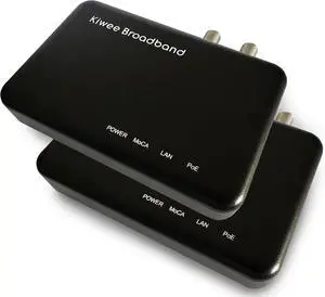 MoCA 2.5 Adapter Kit with 2.5G Ethernet Port and PoE+ 30W for Ethernet Over Coax  Ideal for Wi-Fi 6E/7 Access Points, IP Cameras, and More  Model KB-M3-03