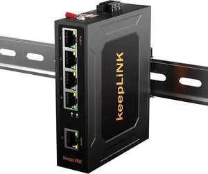 Industrial 5 Ports Gigabit Solar PoE Switch with DC9-54V to DC48V Voltage Booster, 3 x AF/at 30W PoE+ Ports & 1 x BT 90W PoE++ Port & 1 x Uplink Port @125W for Solar Power/ RV Truck/ VoIP