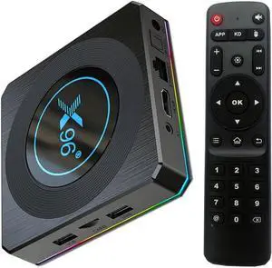 Android 11.0 4GB RAM 64GB ROM X96 X4 Amlogic S905X4 64-bit Quad Core with Dual Wi-Fi 2.4G/5.0G, BT 4.0/ 3D Ultra HD 8K/ H.265/ 1000M LAN/USB 3.0