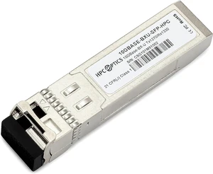 Compatible with Arista SFP-10G-ERLBD-U 10GBASE-BX-U Bi-Directional SFP+ Transceiver Compatible with Arista SFP-10G-ERLBD-U 10GBASE-BX-U Bi-Directional SFP+ Transceiver