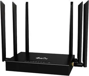 WiFi Router for Home Smart Unlimited Satellite Internet 6 Omnidirectional Antennas Cell Phone, Laptop, TV