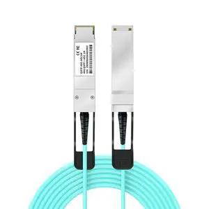 6.6ft 40GBASE QSFP+ to QSFP+ OM3 MMF Direct-Attach Fiber Stacking Cable for Ubiquiti UniFi UC-DAC-QSFP AOC High-Speed Optical Cable