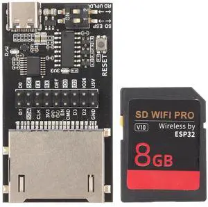 SD WiFi PRO Transmission Module, Wireless Cloud Transmission Module with 8GB Storage Card, Built in USB C Connector, for Prus for MK3S Vorn