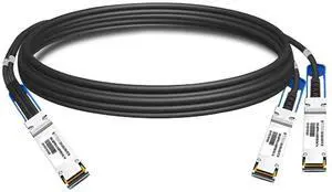 200G QSFP56 to 2X 100G QSFP56 Ethernet Passive Direct Attach Copper Breakout Cable Compatible with NVIDIA/Mellanox MCP7H50-V002R26 2m (7ft)