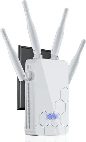 2025 WiFi Extender Internet Booster, Long Range Repeater Wireless Routers Amplifier, Mesh Wi-Fi 80% Faster | Broader Than Ever, Support More Network Devices at Home, 1-Tap Setup