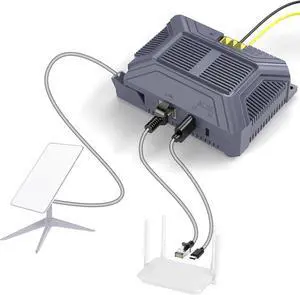 QUIDDITY Starlink V2 Poe Injector, 180W 5 in 1 Gigabit POE Adapter Compatible with StarLink (Gen2) POE DC 9-36V/3A with USB & Type-C Power Output