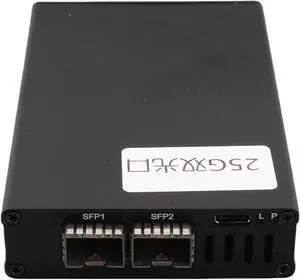 25G Network Card, USB4 Network Card, High Speed 25Gbps, Plug and Play, Aluminum Alloy, for OS X, for, with SFP Optical Interface (Dual Port) 25G Network Card, USB4 Network Card, High Speed 25Gbps, Plug and Play, Aluminum Alloy, for OS X, for, with SFP Optical Interface (Dual Port)