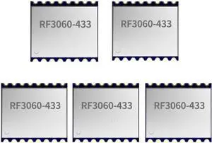 RF3060 100mW Long-Range Wireless Transceiver Module, Ideal for IoT, Smart Agriculture, Industrial Automation (433MHZ x 5 PCS)
