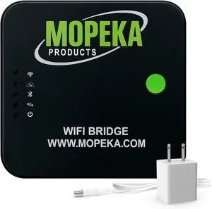 Mopeka WiFi Router Bridge - Compatible with Mopeka Pro Check, Universal or Pro+LR Bluetooth Sensors Only - Check Propane Tank Levels Anywhere - Perfect for RVs, Cottages & Outdoor Grills