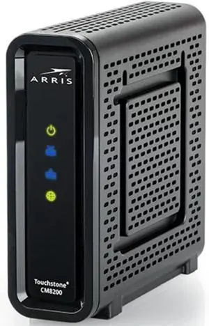 Arris Touchstone CM8200A DOCSIS 3.1 Ultra Fast Cable Modem 32X8 Gigabit (Black) Arris Touchstone CM8200A DOCSIS 3.1 Ultra Fast Cable Modem 32X8 Gigabit (Black)
