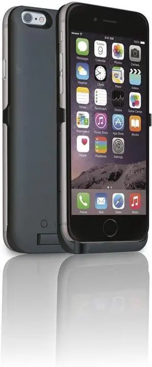 BP-4000 Black 4000mAh Portable Charger and Protective Case for iPhone 6 Plus